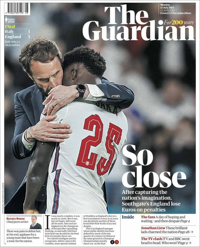 The Guardian over de EK-finale.