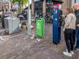 Afvalproblematiek in centrum van Tiel.
