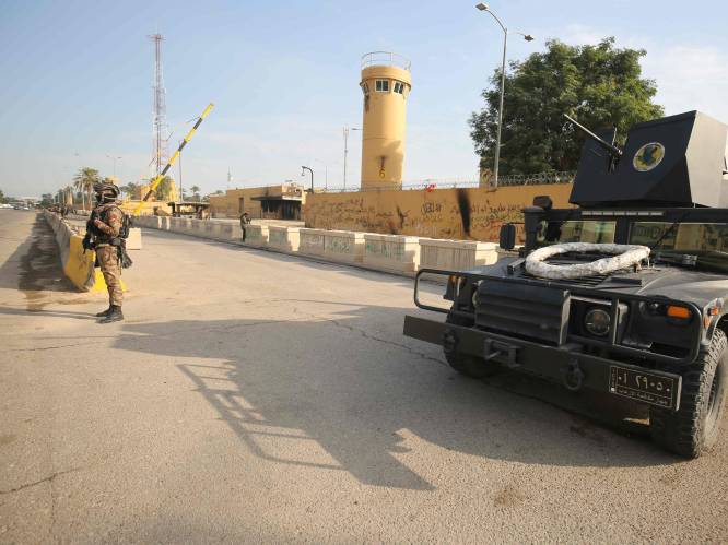 Raket slaat vlakbij Amerikaanse ambassade in Bagdad in