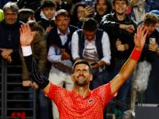 Bousculé pendant un set, Djokovic passe le premier tour à Rome