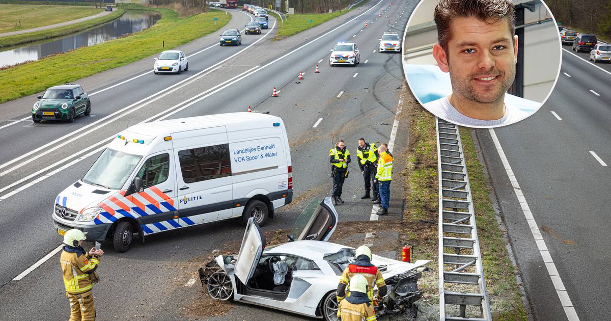 Brabantse autopoetsmiljonair (31) mag jaar niet rijden na crash met 300 per uur: ‘Auto vloog voorbij
