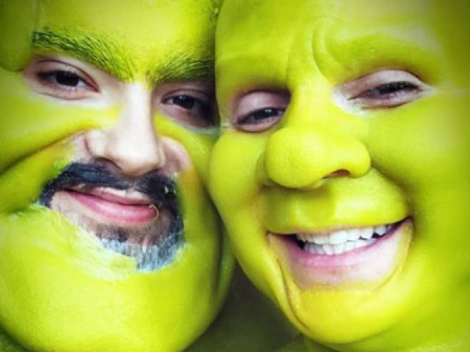 Heidi Klum maakt er weer werk van: model kruipt in de huid van Shreks echtgenoot Fiona