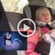 Meisje emotioneel door tekenfilm