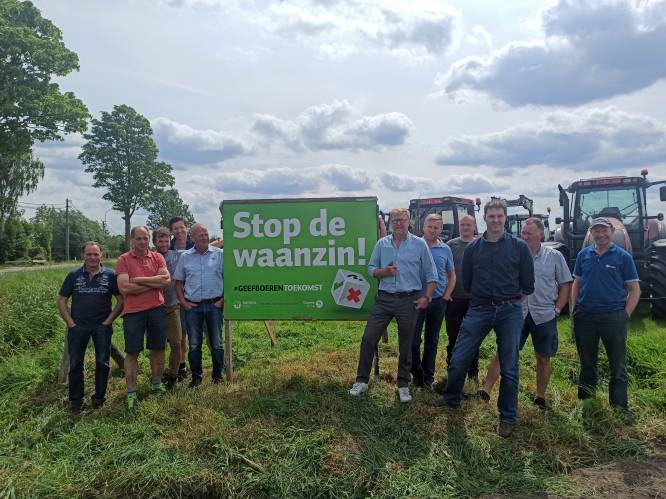 “Stop de waanzin”: Evergemse landbouwers protesteren tegen stikstofakkoord