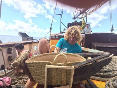 Verliefde dolfijn brengt kapitein Wiebe Radstake na weken deinen op zee terug ‘thuis’