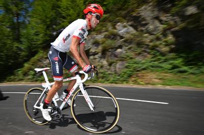 Contador is bezig aan zijn laatste Tour