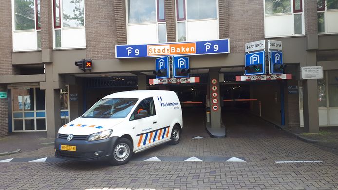 Parkeergarage Stadsbaken in het centrum van Almelo.