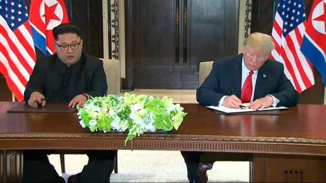 Trump en Kim bevestigen vooral goede wil in verklaring