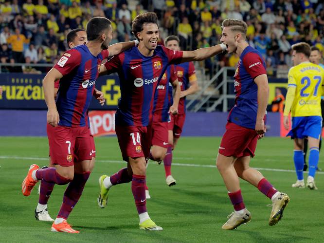 João Félix kroont zich met omhaal tot matchwinner voor Barcelona in Cádiz, Frenkie de Jong blijft op bank