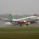 Transavia-vlucht keert terug na blikseminslag