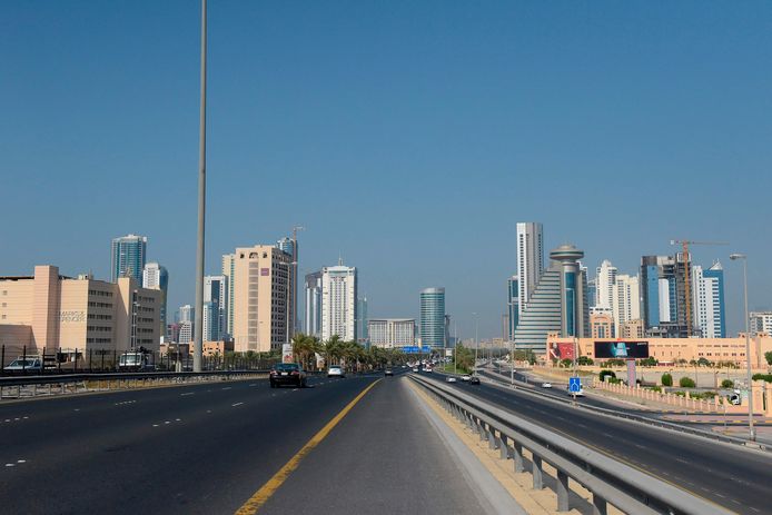 Zicht op Manama, de hoofdstad van Bahrein.