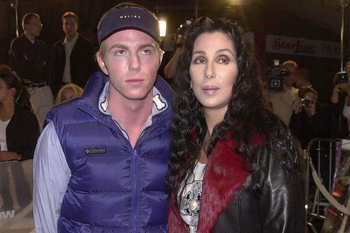 Cher en haar zoon Elijah Blue Allman in 2001.