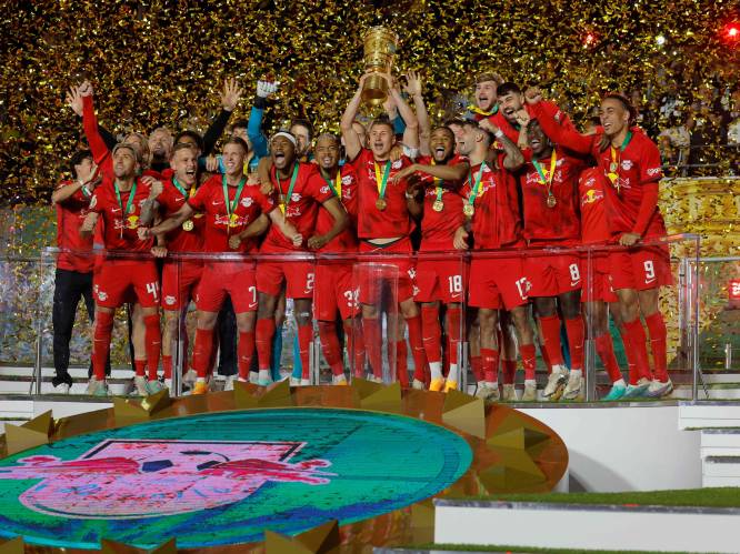 RB Leipzig prolongeert DFB Pokal na zege op Eintracht Frankfurt van Mario Götze