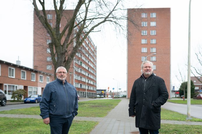 Louis Bosmans (links) en Frank Maeremans van Goed Wonen Rupelstreek.