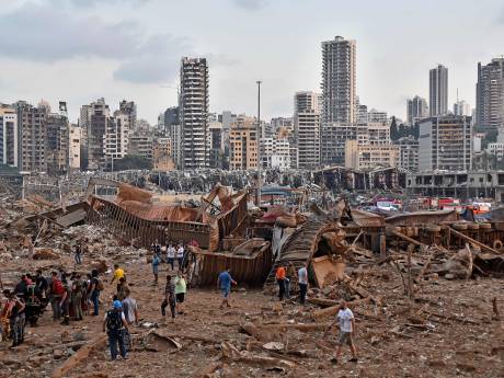 Beiroet in puin na gigantische explosie: meer dan 100 doden en 4000 gewonden