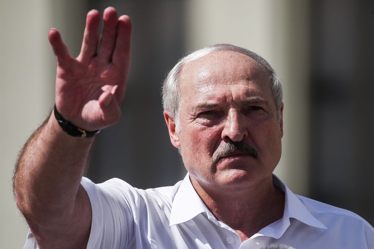 President Aleksandr Loekasjenko kan een inreisverbod en een bevriezing van zijn Europese tegoeden verwachten. Beeld Valery Sharifulin/TASS