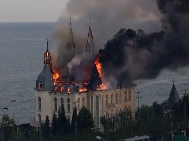 ‘Harry Potter-kasteel’ verwoest bij raketaanval op Odesa