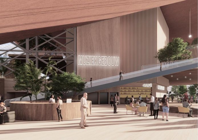 Muziekgebouw Eindhoven plannen.