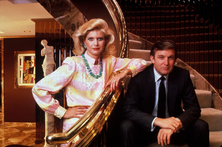 Donald en Ivana Trump. Beeld Bob Sacha / Corbis via Getty Images