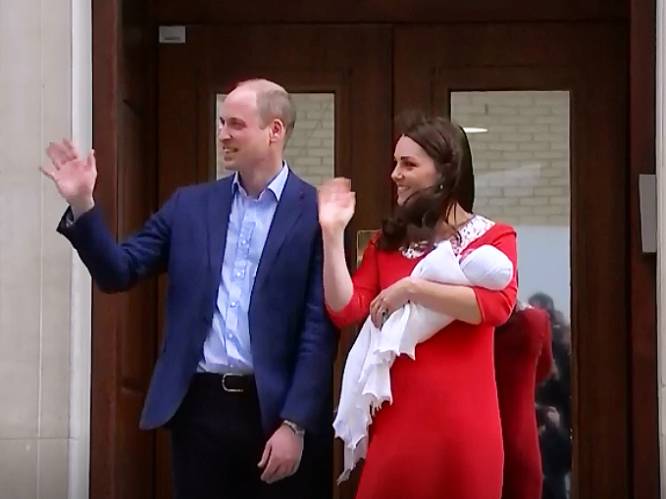Kate en William tonen pasgeboren prins aan de wereld: "Bedankt voor goede zorgen en warme wensen"