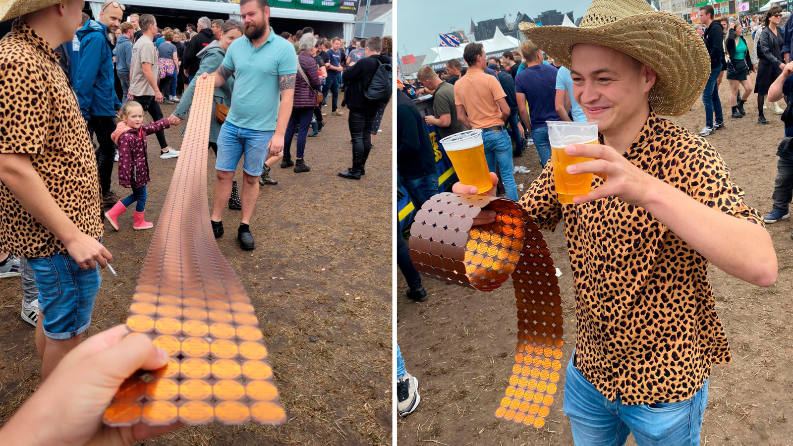 Jongens halen honderden munten misschien wel voor een half maandsalaris op laatste dag