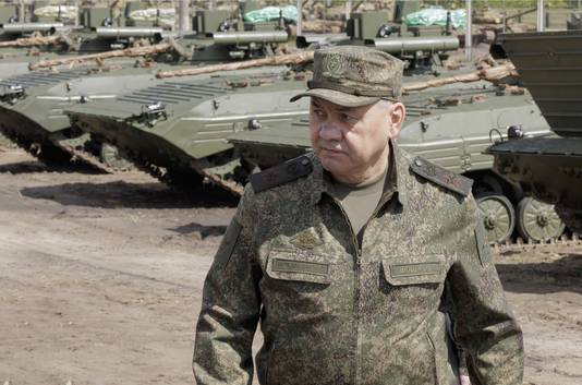 De Russische minister van Defensie Sergej Sjojgoe.