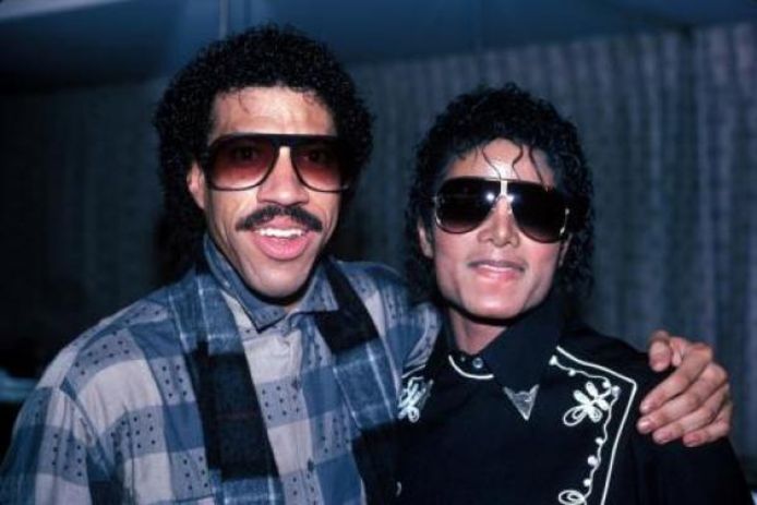 Lionel Richie en Michael Jackson.