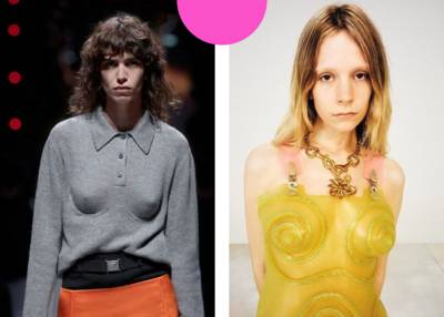 Waarom zijn modedesigners zo geobsedeerd door borsten? Moderedacteur David Devriendt: “Een blote tiet tonen was lange tijd een rebelse daad”