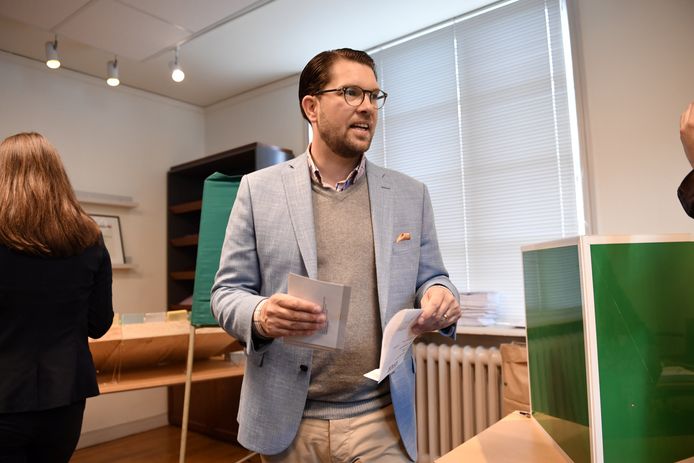 Zweden Democraten van deze Jimmie Åkesson boekte een winst van meer dan vier procent.
