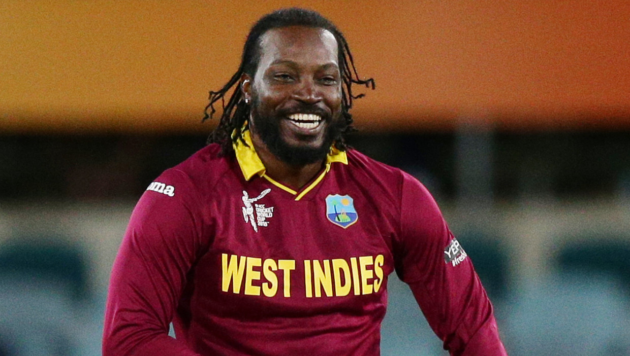 Chris Gayle staat bekend als de coolste speler in de cricketwereld. Beeld AP