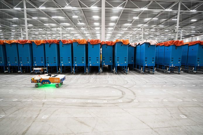 Het PostNL pakkettensorteercentrum.