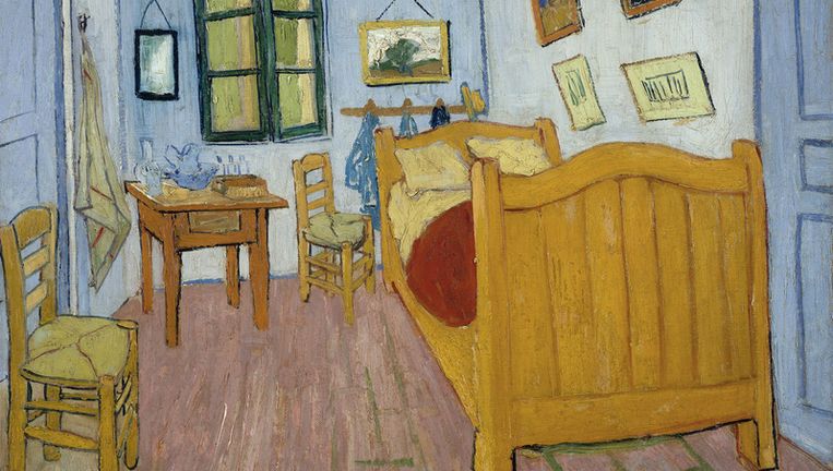 De Slaapkamer van Vincent van Gogh. Foto AP Beeld 