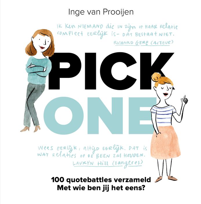 'Pick One' van Inge van Prooijen. Nu verkrijgbaar in de boekhandel.