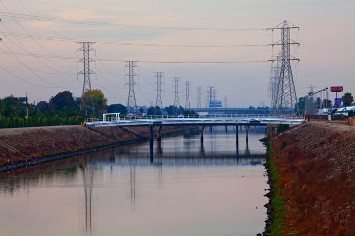 Het Dominguez-kanaal.