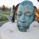 Bronzen gezicht van Mandelamonument in Amsterdam gestolen
