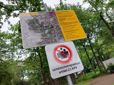 Minder overlast rondom Willebrords park, nog onduidelijk of samenscholingsverbod blijft