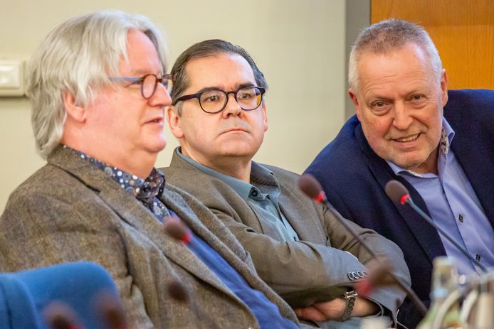De fractie Lijst Linssen met v.l.n.r. Ton Linssen, Sander Siebelink en Meino Dam.