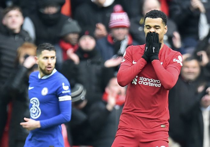 Cody Gakpo tijdens het duel met Chelsea.