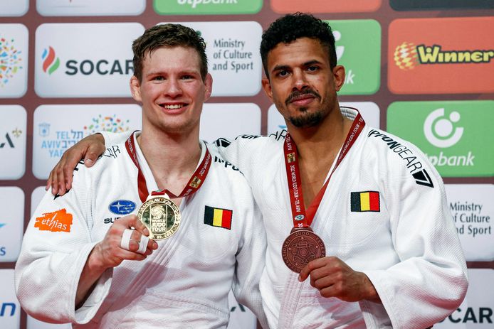 Mathias Casse (goud) en Sami Chouchi (brons).