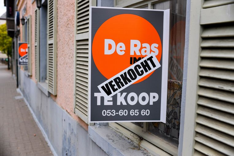 Een verkochte woning in Gent. Beeld Photo News