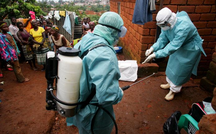 Een archiefbeeld van een eerdere uitbraak van het marburgvirus in Angola.