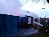 Schuurtje in Almelo volledig verwoest door brand