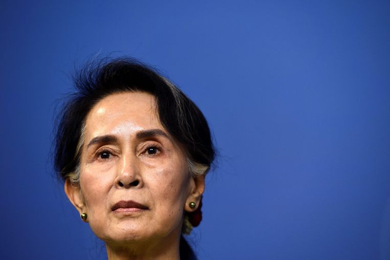 Aung San Suu Kyi. Beeld AFP