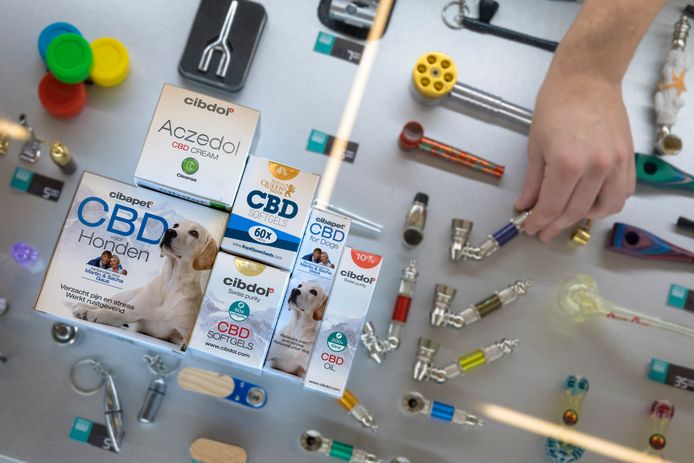 Producten in de smartshop van Den Bosch waar de CBD producten populair zijn.