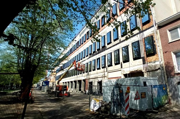 Momenteel is men volop aan het werken aan de vernieuwde Kunstencampus in Herentals