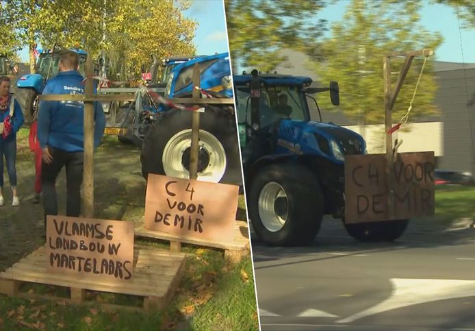 Boze boeren protesteren tegen mestactieplan minister Demir