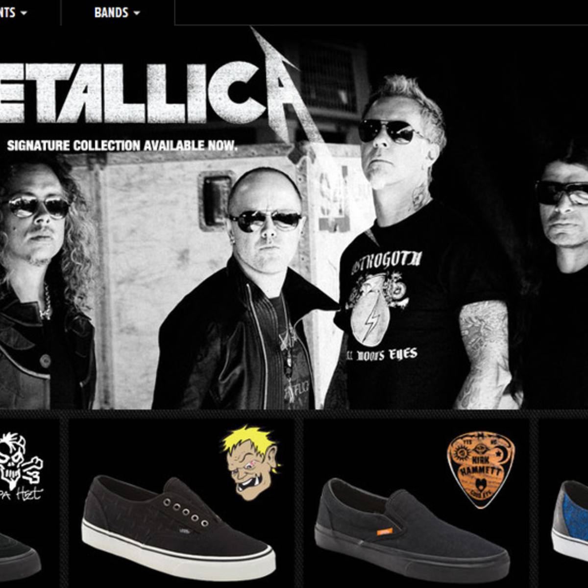 Les nouvelles Vans Metallica Musique 7sur7.be