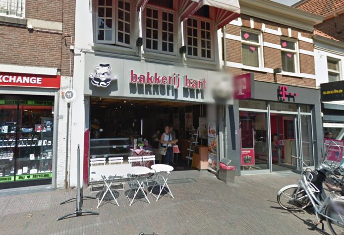 Het filiaal van Bakker Bart aan de Utrechtsestraat in Amersfoort in betere tijden.