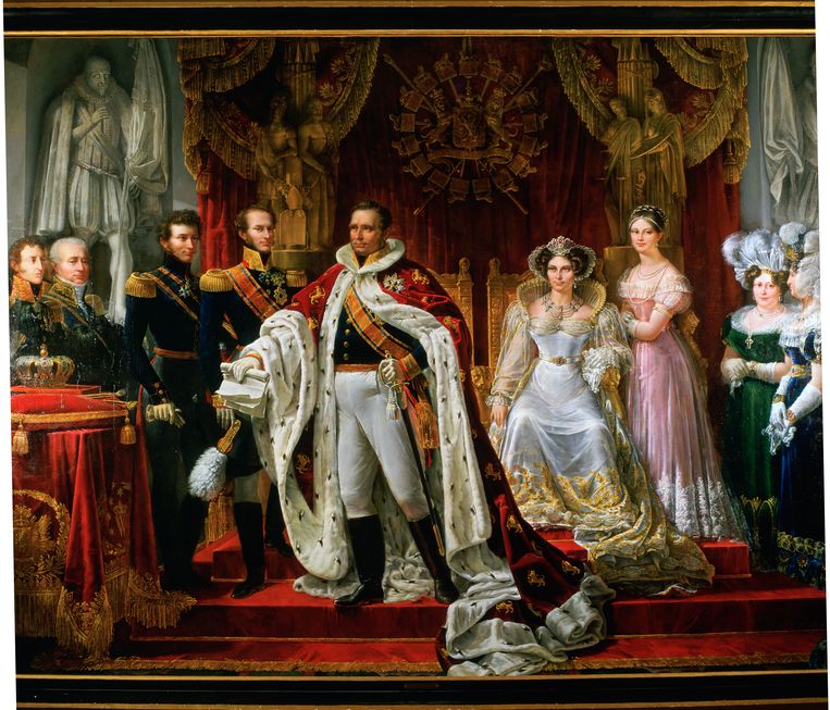 Een schilderij van Koning Willem I, geschilderd in 1819. Beeld ANP