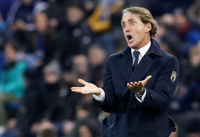 Bondscoach Roberto Mancini.